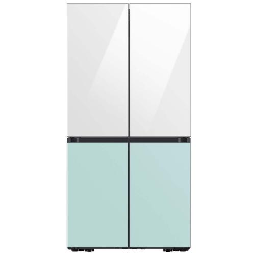 RA-F18DBBCM/AA Bespoke 4-Door Flex Refrigerator Panel In Morning Blue Glass - Bottom Panel picture 2
