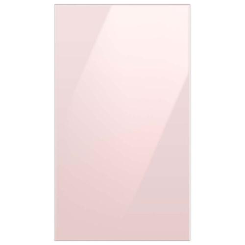 RA-F18DBBP0/AA Bespoke 4-Door Flex Refrigerator Panel In Pink Glass - Bottom Panel picture 1