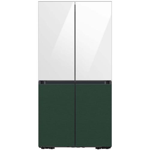RA-F18DBBQG/AA Bespoke 4-Door Flex Refrigerator Panel In Emerald Green Steel - Bottom Panel picture 2