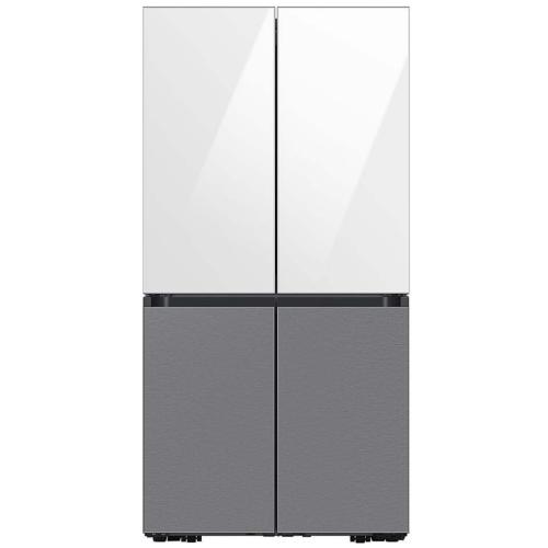 RA-F18DBBQL/AA Bespoke 4-Door Flex Refrigerator Panel In Stainless Steel - Bottom Panel picture 2