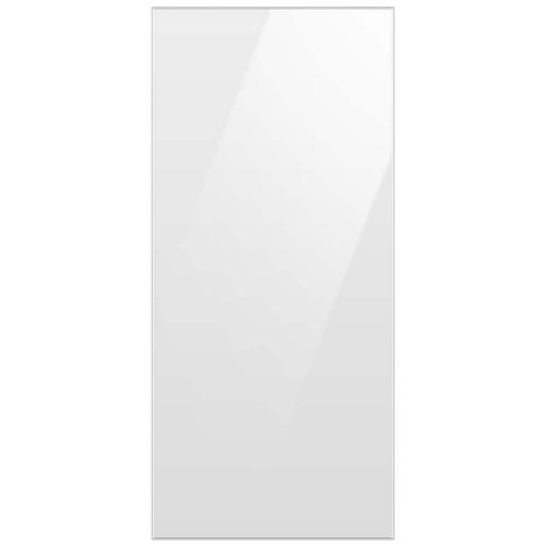 RA-F18DUU12/AA Bespoke 4-Door Flex Refrigerator Panel In White Glass - Top Panel