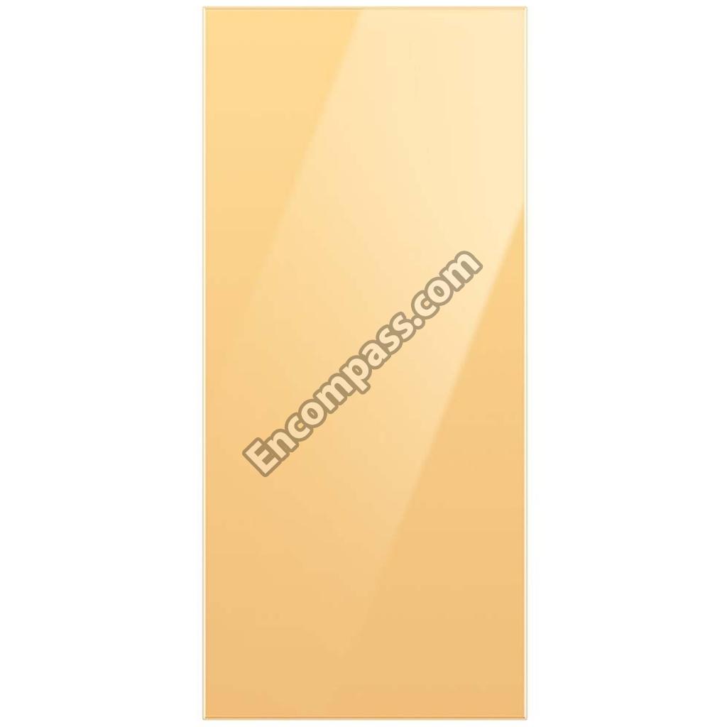 RA-F18DUUC0/AA Bespoke 4-Door Flex Refrigerator Panel In Sunrise Yellow Glass - Top Panel