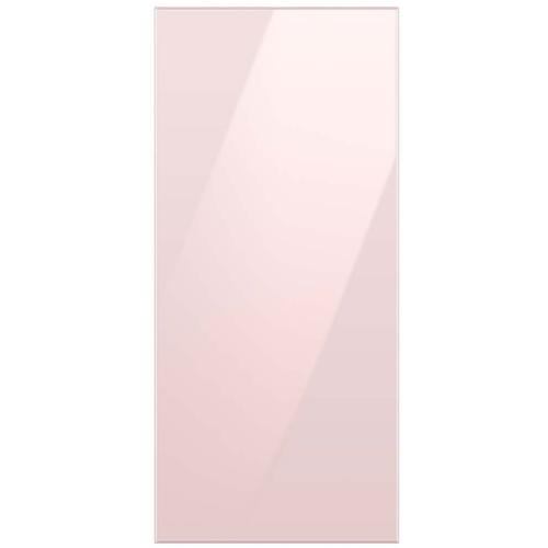 RA-F18DUUP0/AA Bespoke 4-Door Flex Refrigerator Panel In Pink Glass - Top Panel
