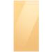 RA-F18DU4C0/AA Bespoke 4-Door French Door Top Panel In Sunrise Yellow Glass picture 1