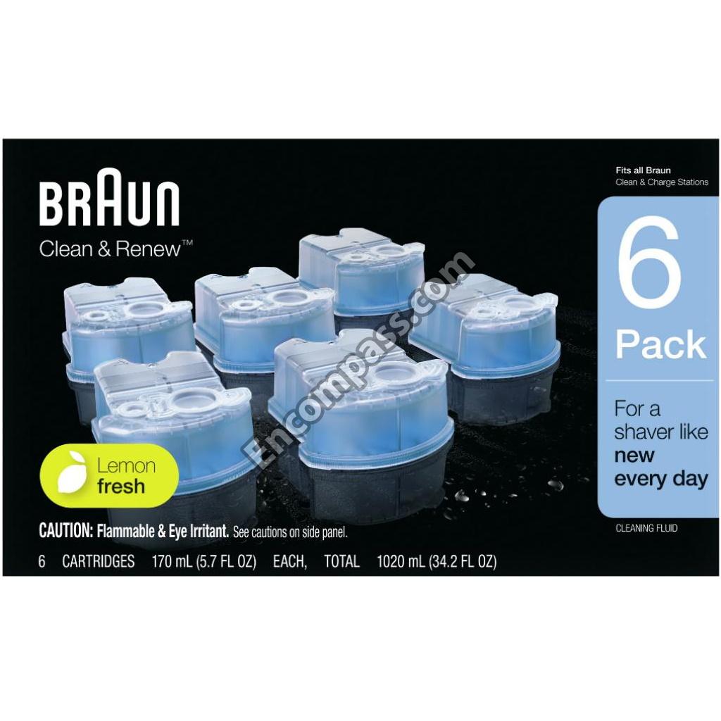 80742969 Braun Ccr6 Clean & Renew 6Pk