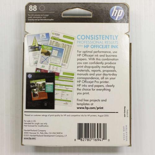 C9385AN Hp 88 Black Ink Cartridge picture 1