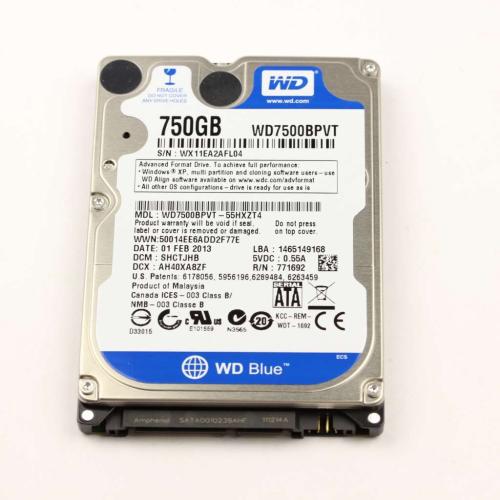 A-1934-183-A Hdd 750Gb Wd Ml375m Sata Wd7500bpvt-55hxzt4 picture 1