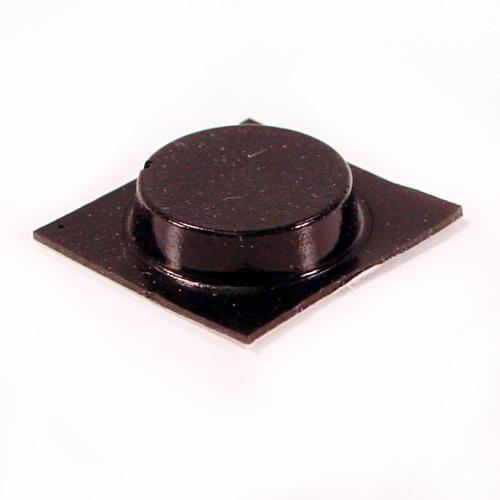 996530016849 (147620500) Round Adhesive Foot 5025 Black picture 1