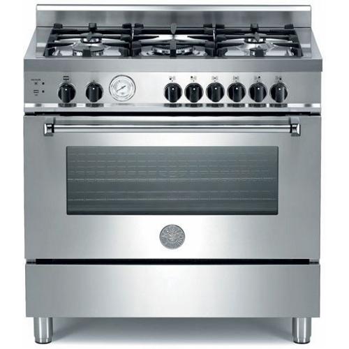 A365GGVXS 36-Inch Pro-style Gas Range With 5 Sealed Brass Burners