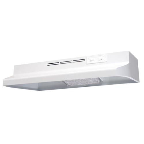 AD1303 30-Inch Under Cabinet Ductless Range Hood With Light In White