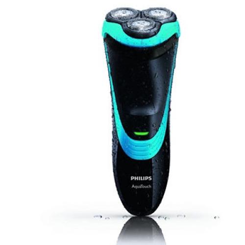 AT750/90 Aquatouch Wet And Dry Electric Shaver Super Lift & Cut Flexing Heads With Aquatec Wet & Dry