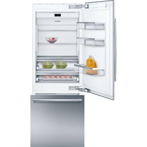 B30BB935SS/03 Benchmark built-in Bottom Freezer Refrigerator 30-inch fl