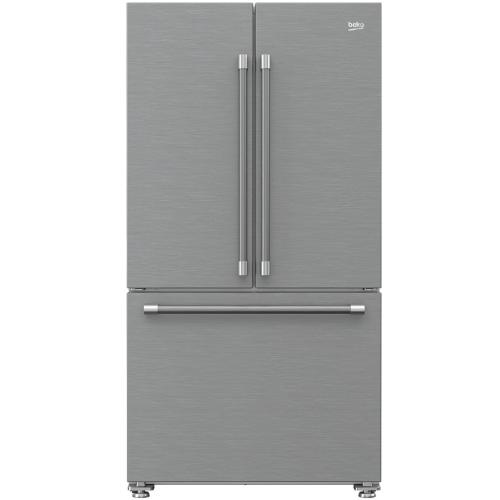BFFD3624SS 36-Inch French Three-door Stainless Steel Refrigerator