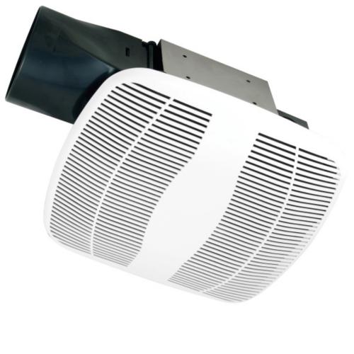 BFQ50W 50 Cfm Snap-in Exhaust Fan With Oval Duct Connection