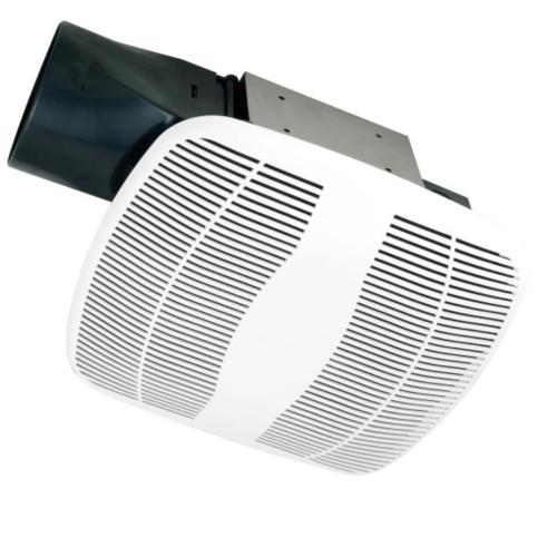 BFQ70W 70 Cfm Snap-in Exhaust Fan With Oval Duct Connection