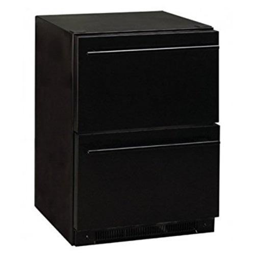 C122 Built-in 2 Drawer Refrigerator, Black