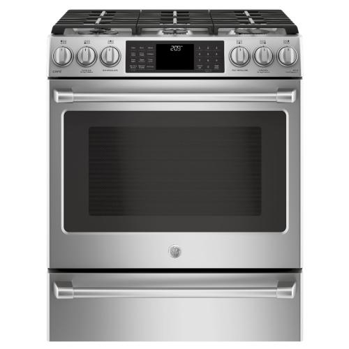 C2S986SEL1SS 30-Inch Slide-in Front Control Dual-fuel Range