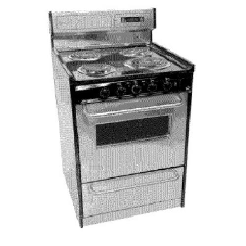 CHER203AAWW 20" Electric Range - White For