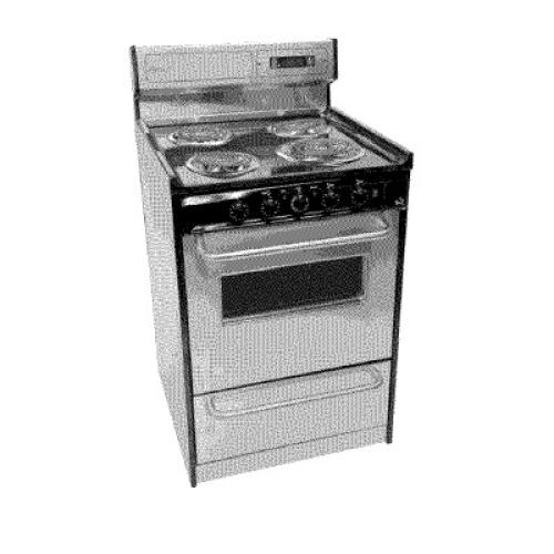 CHER303AAWW 30" Electric Range - White For