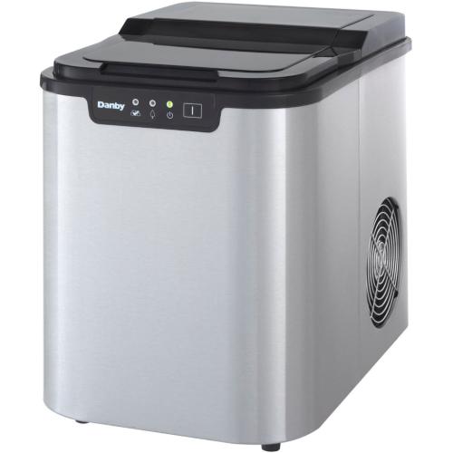 DIM2500SSDB Portable Ice Maker, Stainless Steel 2.00 Lbs