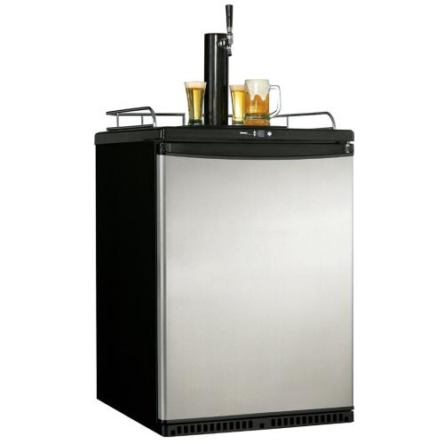 DKC645BLS Designer Beer Keg Cooler 5.8-Cu.ft. , Black/stainless