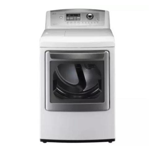 DLEX5101W Lg 7.4 Cu.ft. Ultra-large Capacity Steamdryer With Color Lcd Display And Touch Buttons (Electric)