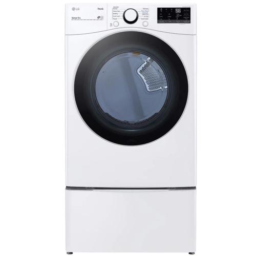 DLG3601W 27 Inch Gas Smart Dryer With 7.4 Cu. Ft. Capacity