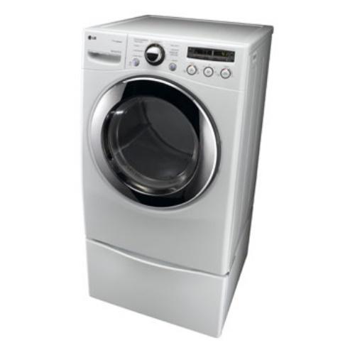 DLGX2651W 7.3 Cu. Ft. Ultra Large Capacity Steamdryer With Dual Led Display (Gas)