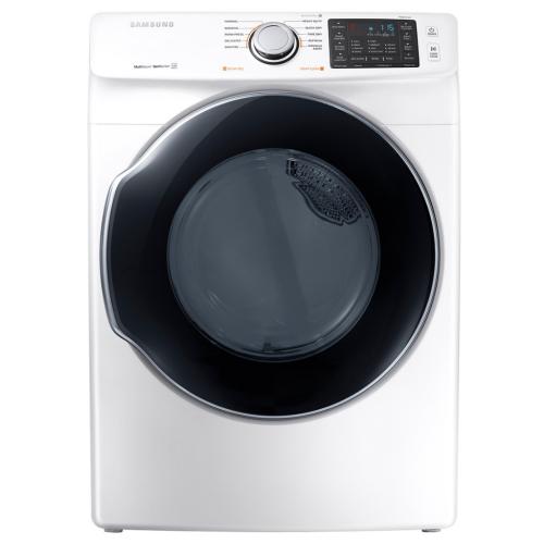 DVE45M5500W/A3 7.5 Cu. Ft. White Electric Dryer With Steam