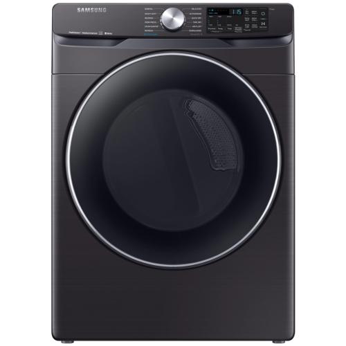 DVE45R6300V/A3 7.5 Cu. Ft. Smart Electric Dryer With Steam Sanitize In Black Stainless Steel
