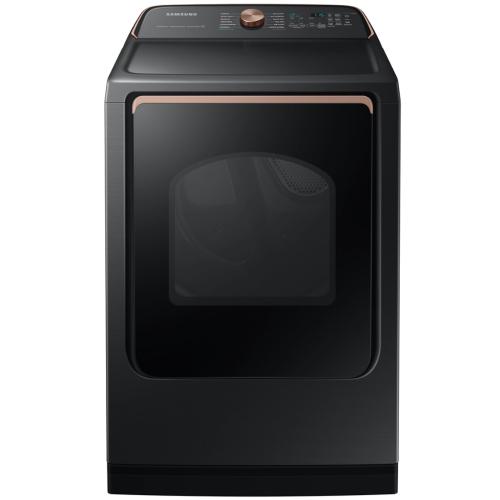 DVE55A7700V/A3 7.4 Cu. Ft. Smart Electric Dryer With Steam Sanitize+ In Brushed Black