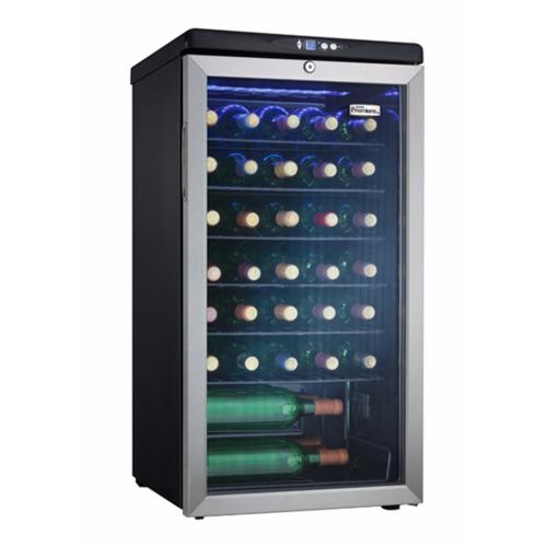 DWC3509EBLS Premiere 35 Bottle Wine Cooler