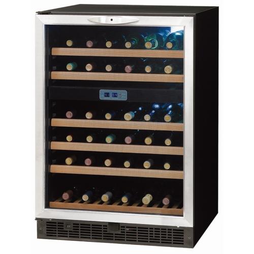 DWC513BLS 24-Inch Built-in Wine Cooler With 51-Bottle Capacity