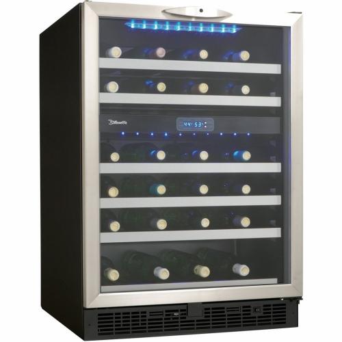 DWC518BLS 5.1 Cu. Ft. 51-Bottle Wine Cellar - Black/stainless