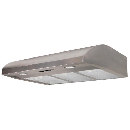 EB36SS Essence 36-Inch Convertible Under Cabinet Range Hood With Light In Stainless