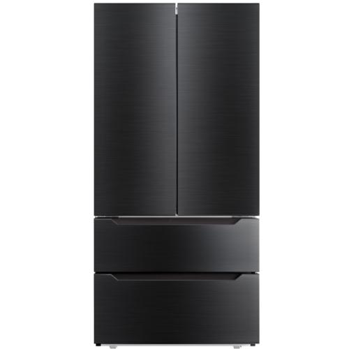 FD225BSS Toscana 22.5Cft French Door Refrigerator Blk Stainless Steel
