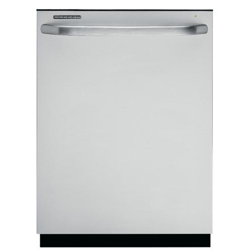 GLD5868V00SS Ge Tall Tub Built-in Dishwasher With Hidden Controls And Auto Wash Cycle