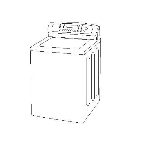 GWT900AG \.5Cu.ft. Top Load Washer Grap