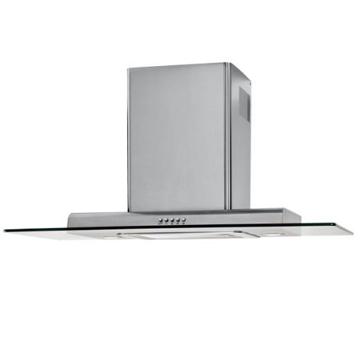 HCH6100ACS 36-Inch Chimney Vent Hood, Stainless Steel And Glass, 500Cf