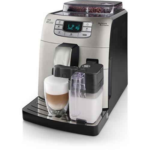 HD8753/25 Saeco Intelia Automatic Espresso Machine Integrated Milk Carafe Black