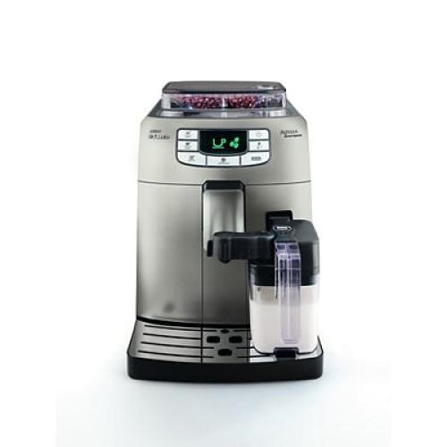 HD8753/82 Saeco Intelia Automatic Espresso Machine Integrated Milk Carafe Black
