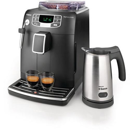HD8755/01 Saeco Intelia Evo Automatic Espresso Machine Hd8755 Classic Milk Frother Black