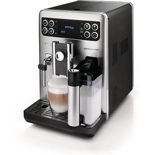 HD8855/01 Saeco Automatic Espresso Machine Integrated Milk Carafe Stainless Steel