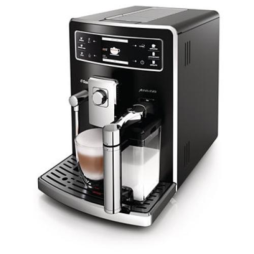 HD8953/01 Saeco Automatic Espresso Machine Integrated Milk Carafe Black Stainless Steel