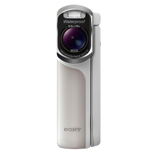 HDRGW77V/W Compact Waterproof 60P Hd Camcorder W/ 20.4Mp Still Capture; White