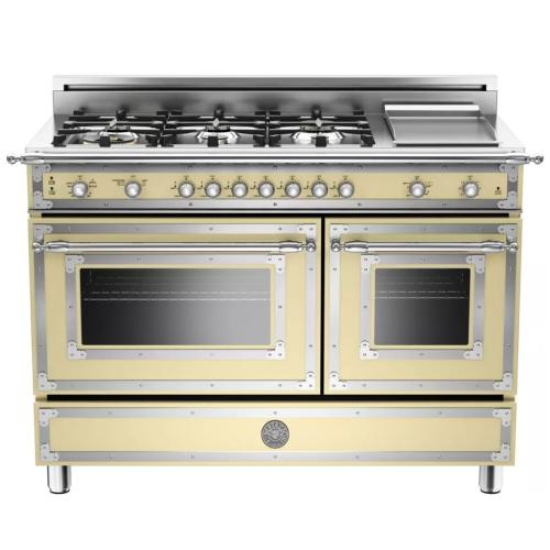 HER486GGASCR 48 Inch Traditional Style Gas Range