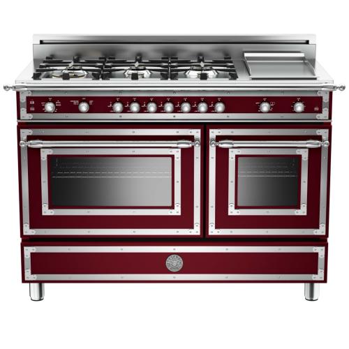 HER486GGASVI 48-Inch Traditional-style Gas Range , 6 Sealed Brass Burners