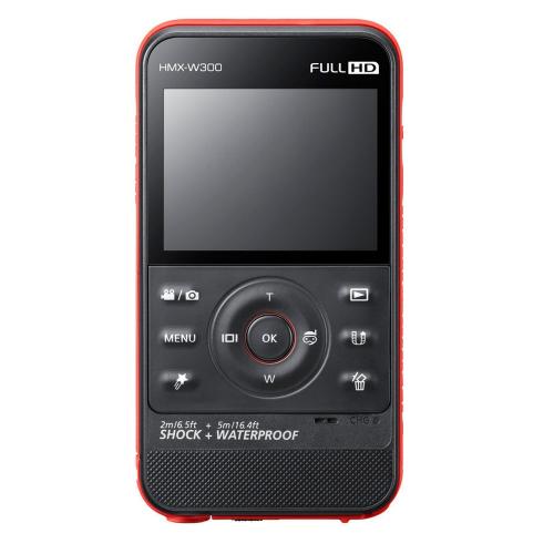 HMXW300RN/XAC W300 Rugged Full Hd 1080P Pocket Camcorder