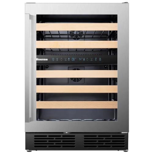 HWD46029SS 46-Bottle Stainless Steel Wine Cooler