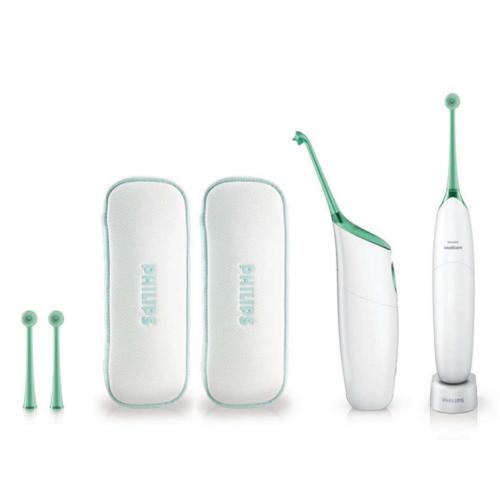HX8154/70 Sonicare Airfloss Rechargeable Sonicare Airfloss Hx8154 2 Handles 4 Nozzles 2 Travel Cases